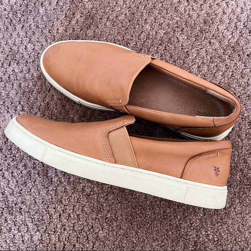 Frye Leather Slip-On Sneakers - women’s 9.5